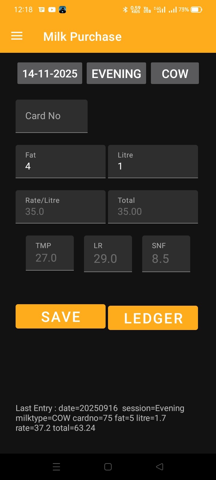 Mobile App Payment Screen